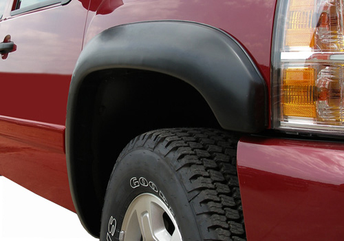 Black Trail Riderz Fender Flare Kit 02-09 Dodge Ram 8 ft. Bed - Click Image to Close